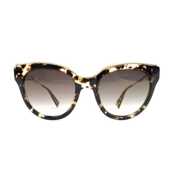 Marc Jacobs Brown Tortoise Gradient 165/S Twisted Temple Cat Eye Sunglasses main image 12